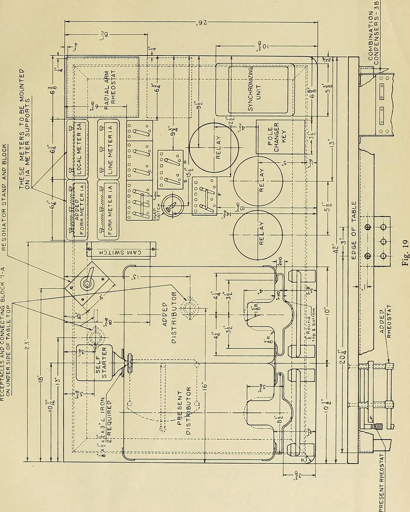 An illustration from Specifications for the multiplex printing telegraph system : theory and operation, 1920, leaf 310