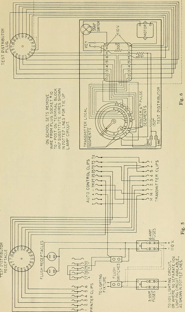 An illustration from Specifications for the multiplex printing telegraph system : theory and operation, 1920, leaf 326