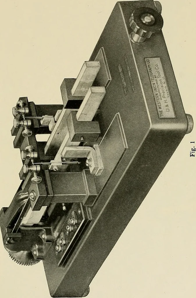 An illustration from Specifications for the multiplex printing telegraph system : theory and operation, 1920, leaf 36