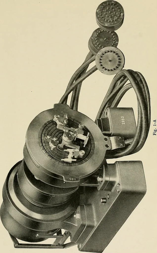 An illustration from Specifications for the multiplex printing telegraph system : theory and operation, 1920, leaf 38