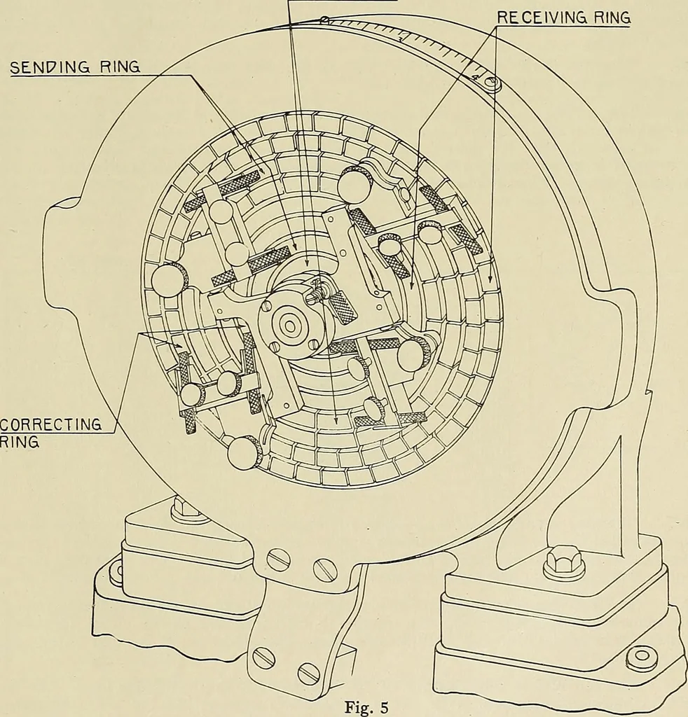 An illustration from Specifications for the multiplex printing telegraph system : theory and operation, 1920, leaf 46
