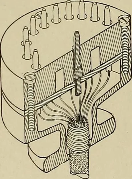 An illustration from Specifications for the multiplex printing telegraph system : theory and operation, 1920, leaf 47