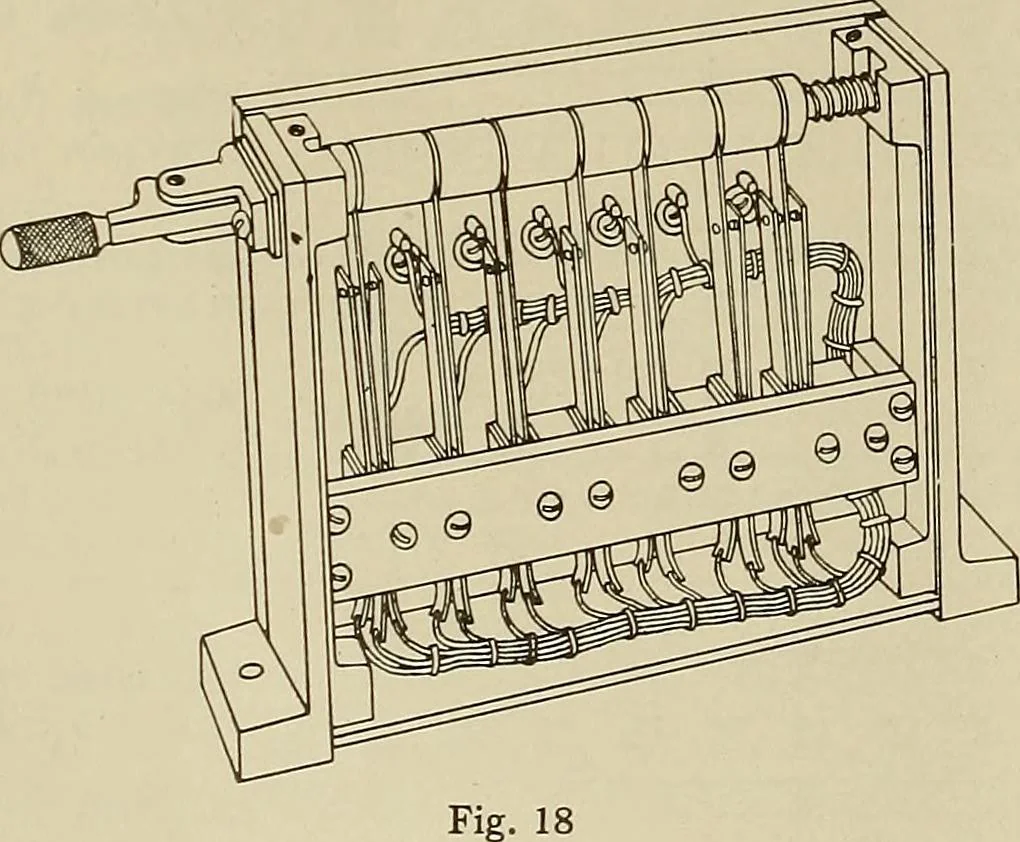 An illustration from Specifications for the multiplex printing telegraph system : theory and operation, 1920, leaf 59