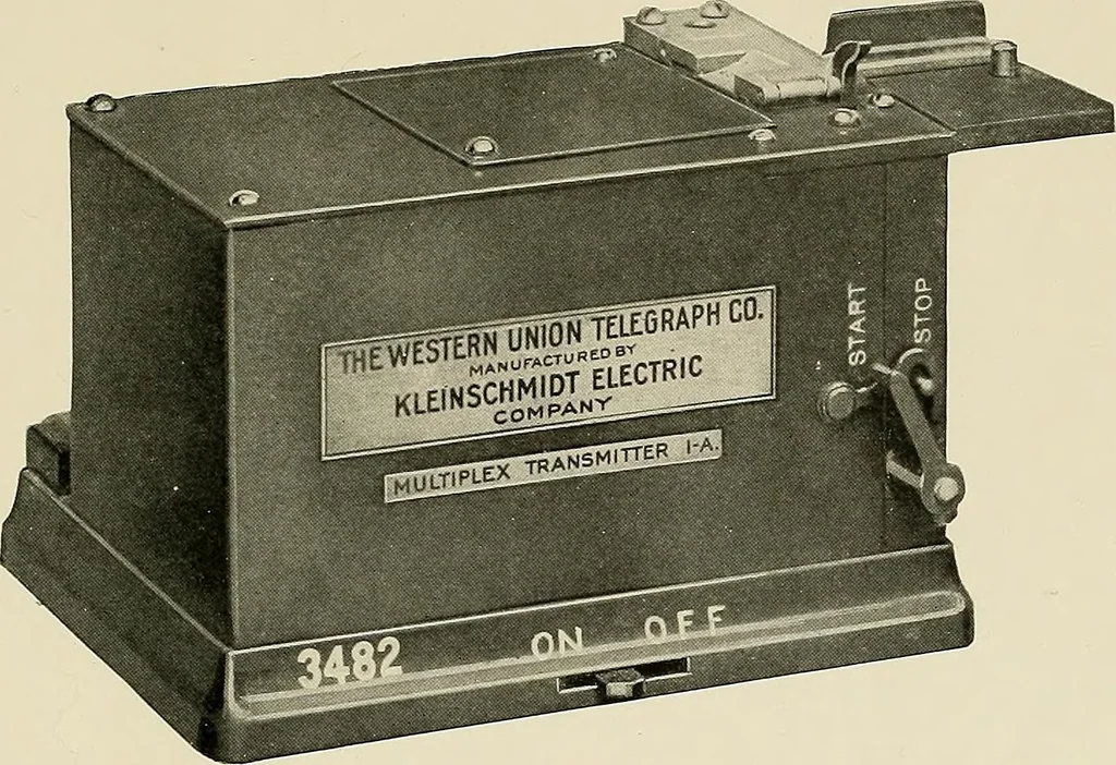 An illustration from Specifications for the multiplex printing telegraph system : theory and operation, 1920, leaf 72