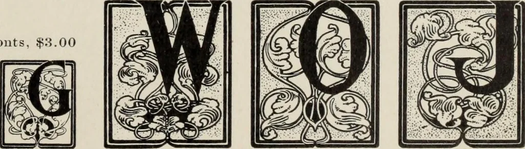 An illustration from Specimen book and catalog : a price list of printers' supplies .., 1907, leaf 178