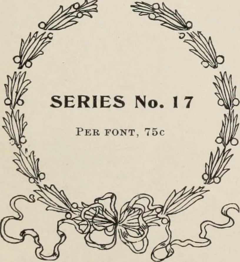 An illustration from Specimen book and catalog : a price list of printers' supplies .., 1907, leaf 181