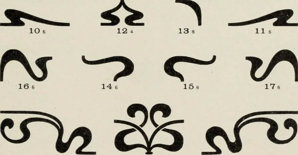 An illustration from Specimen book and catalog : a price list of printers' supplies .., 1907, leaf 198