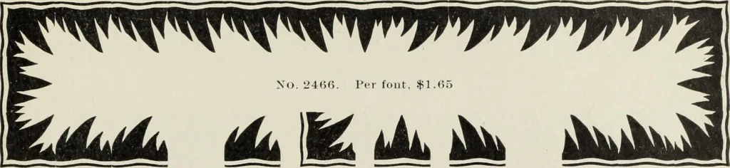 An illustration from Specimen book and catalog : a price list of printers' supplies .., 1907, leaf 216