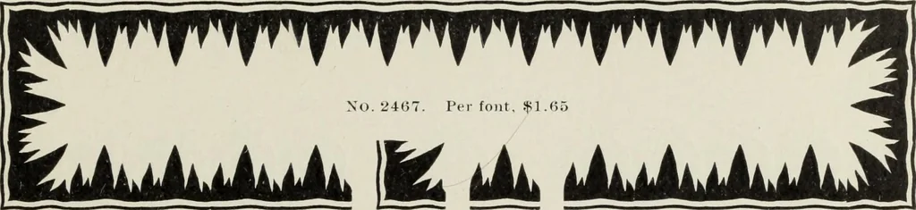 An illustration from Specimen book and catalog : a price list of printers' supplies .., 1907, leaf 216