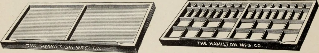 An illustration from Specimen book and catalog : a price list of printers' supplies .., 1907, leaf 235