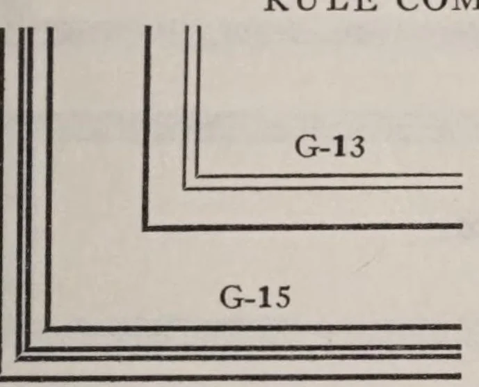 An illustration from Specimen book of type faces and decorative material., 1923, leaf 123