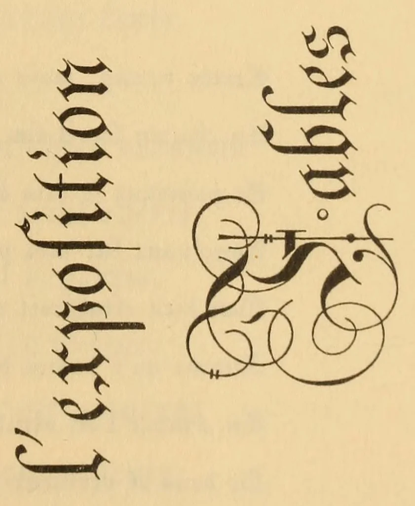An illustration from Specimen des caractères de la fonderie de N. P. Gando à Paris et de son fils Th. S. Gando à Bruxelles, 1917, leaf 143