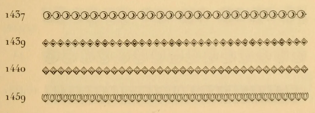 An illustration from Specimen des caractères de la fonderie de N. P. Gando à Paris et de son fils Th. S. Gando à Bruxelles, 1917, leaf 177