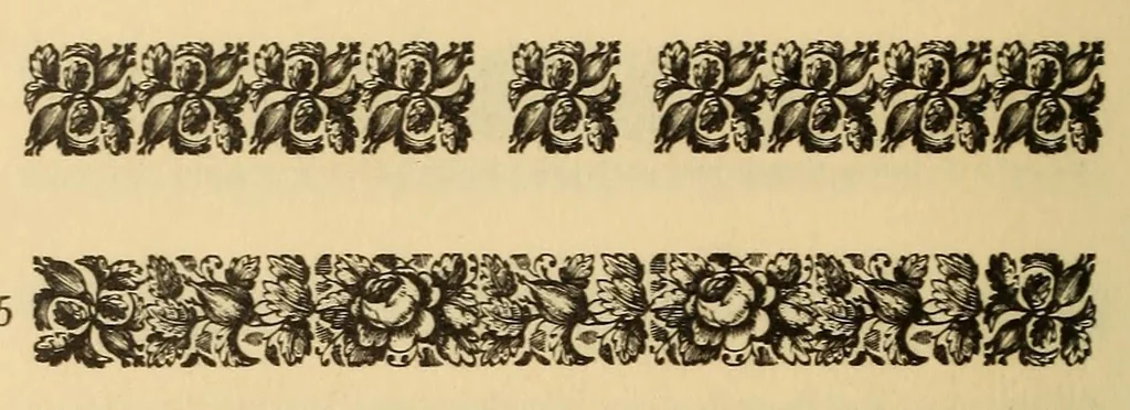 An illustration from Specimen des caractères de la fonderie de N. P. Gando à Paris et de son fils Th. S. Gando à Bruxelles, 1917, leaf 180