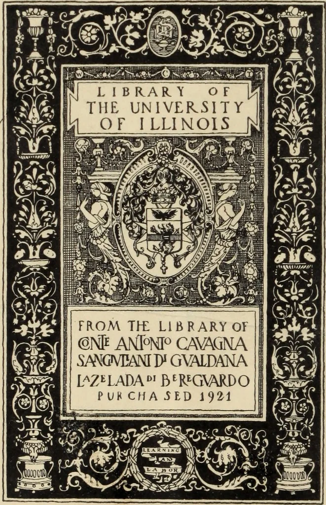 An illustration from Specimen historicum typographiae romanae xv. saeculi, 1778, leaf 1