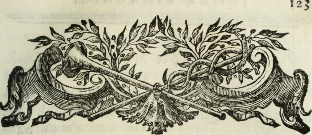 An illustration from Specimen historicum typographiae romanae xv. saeculi, 1778, leaf 142