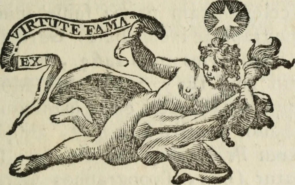 An illustration from Specimen historicum typographiae romanae xv. saeculi, 1778, leaf 76