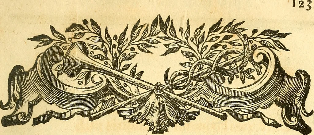 An illustration from Specimen historicum typographiae romanae xv. saeculi., 1778, leaf 142