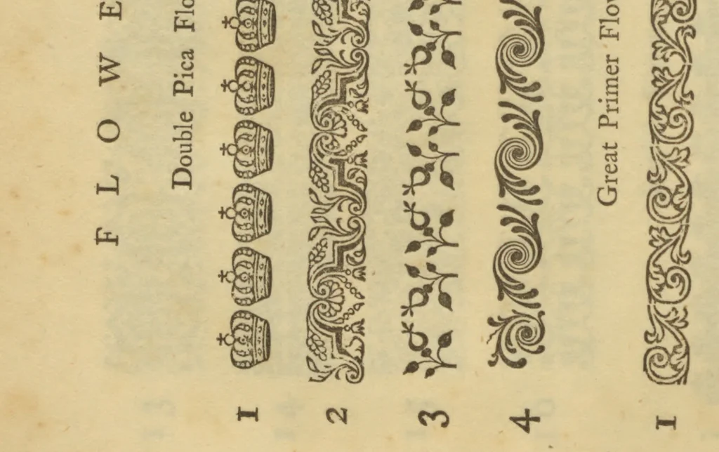 An illustration from A specimen of printing types, 1785, leaf 86