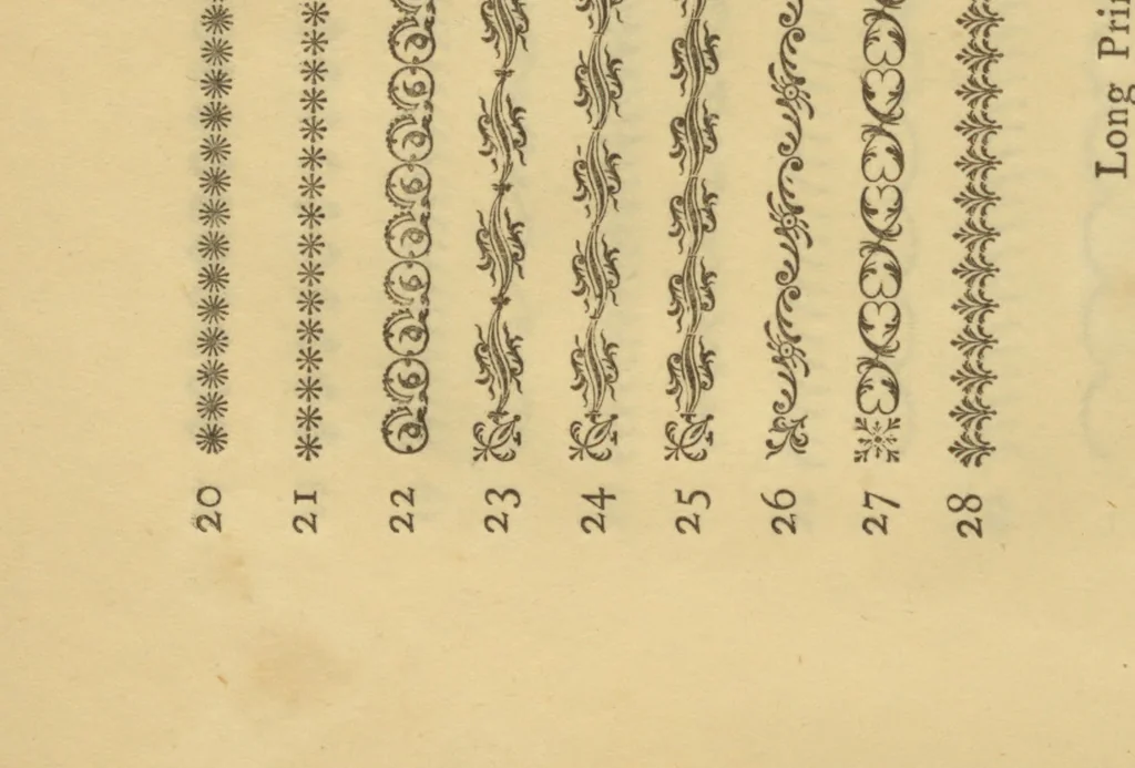 An illustration from A specimen of printing types, 1785, leaf 92