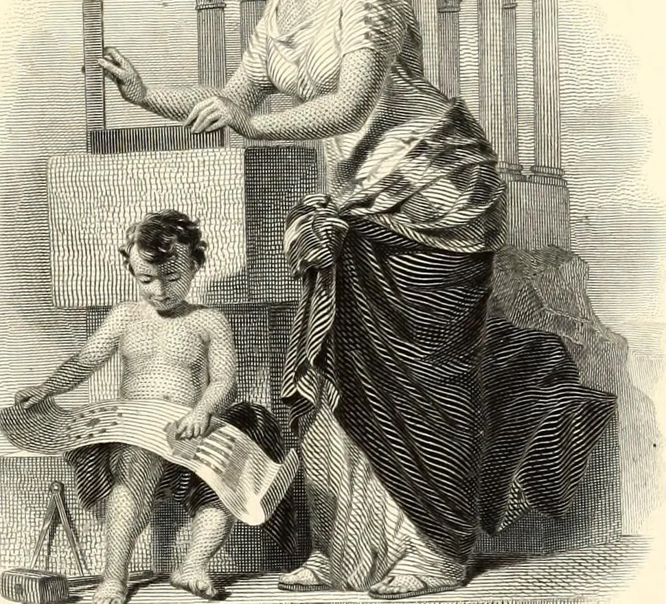 An illustration from Specimens, 1877, leaf 238
