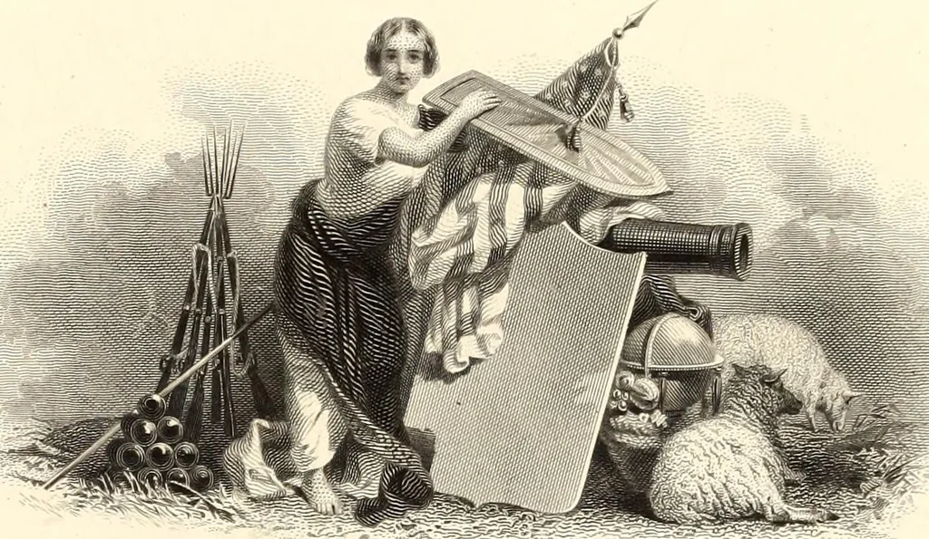 An illustration from Specimens, 1877, leaf 250