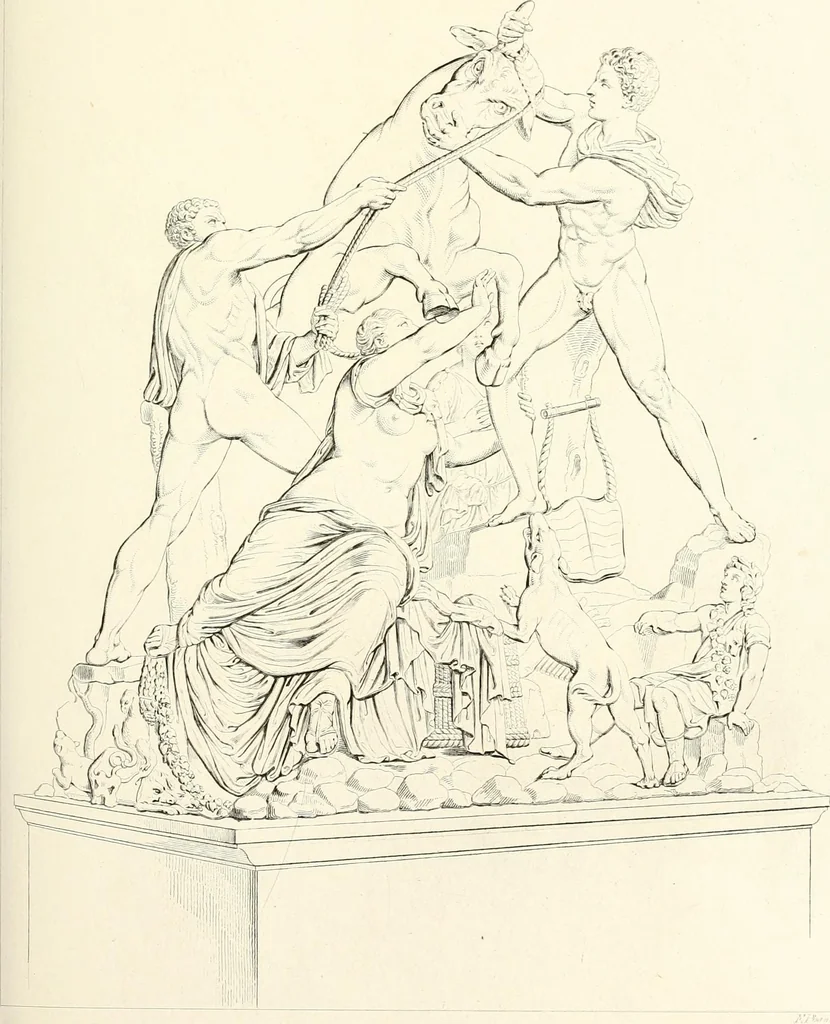An illustration from Specimens from the Naples Museum : one hundred and sixty-eight plates, engraved on copper by the best Italian artists, illustrating four hundred and sixty-six objects from every branch of art and archaeology, 1889, leaf 122
