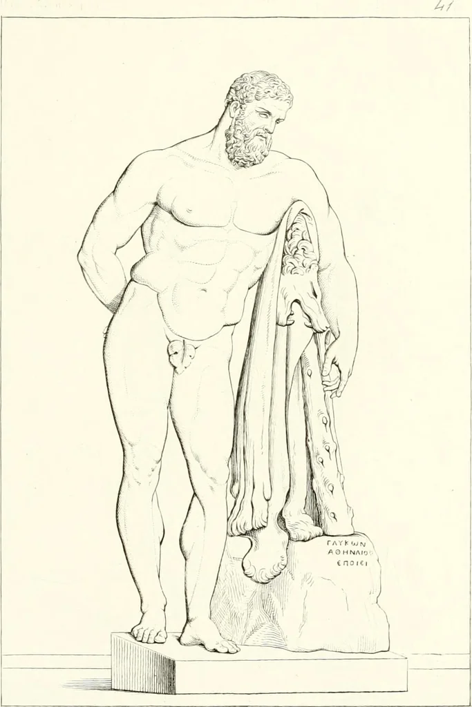 An illustration from Specimens from the Naples Museum : one hundred and sixty-eight plates, engraved on copper by the best Italian artists, illustrating four hundred and sixty-six objects from every branch of art and archaeology, 1889, leaf 124