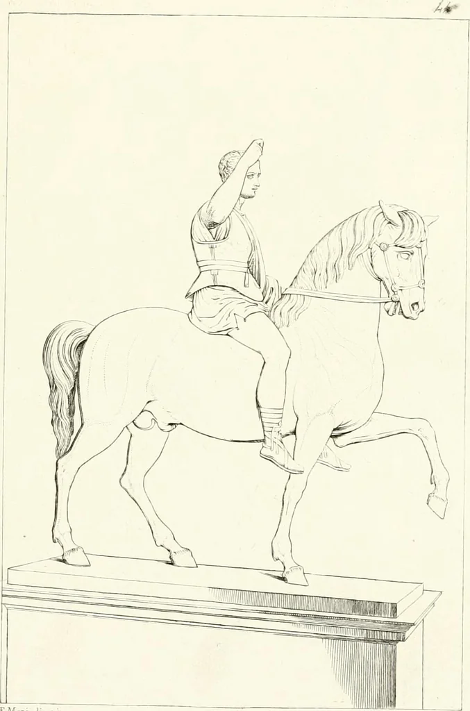 An illustration from Specimens from the Naples Museum : one hundred and sixty-eight plates, engraved on copper by the best Italian artists, illustrating four hundred and sixty-six objects from every branch of art and archaeology, 1889, leaf 130