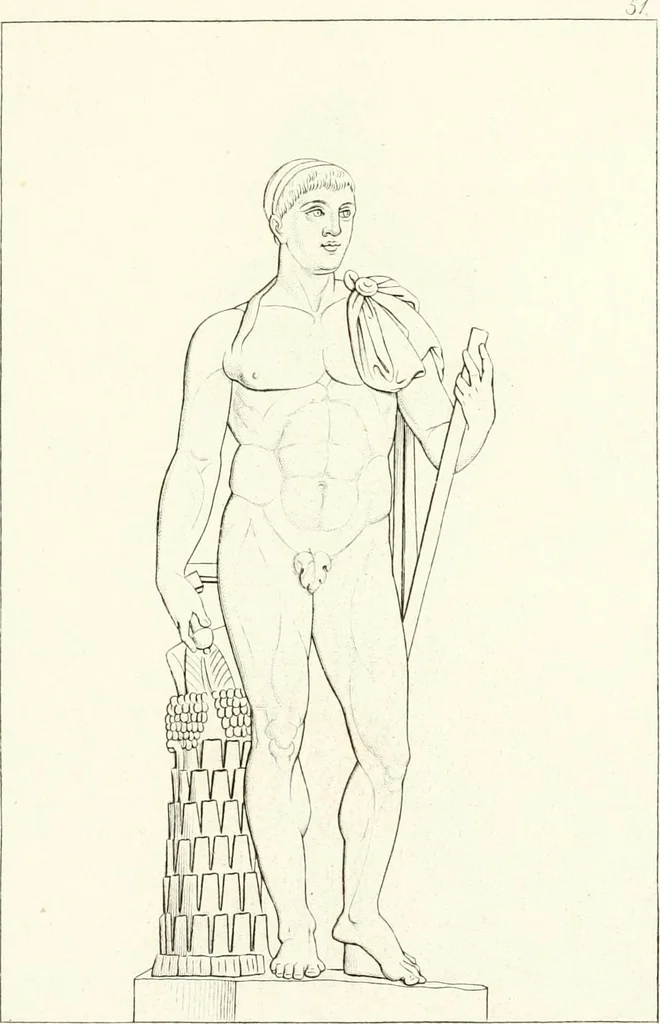 An illustration from Specimens from the Naples Museum : one hundred and sixty-eight plates, engraved on copper by the best Italian artists, illustrating four hundred and sixty-six objects from every branch of art and archaeology, 1889, leaf 144