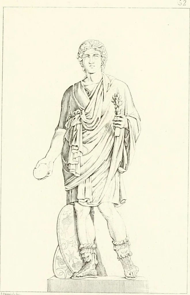 An illustration from Specimens from the Naples Museum : one hundred and sixty-eight plates, engraved on copper by the best Italian artists, illustrating four hundred and sixty-six objects from every branch of art and archaeology, 1889, leaf 146