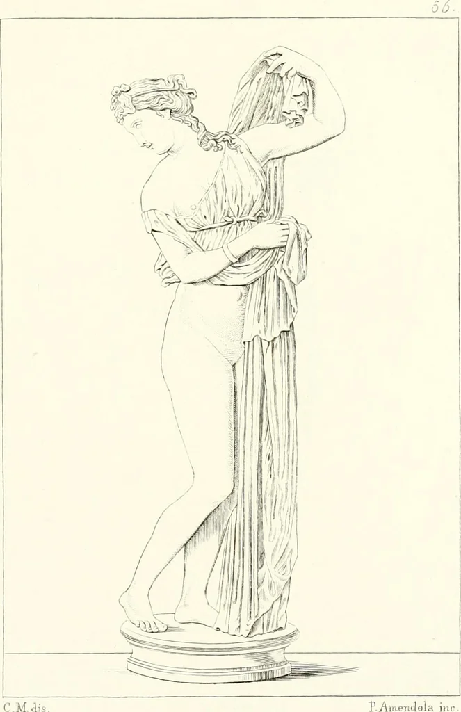 An illustration from Specimens from the Naples Museum : one hundred and sixty-eight plates, engraved on copper by the best Italian artists, illustrating four hundred and sixty-six objects from every branch of art and archaeology, 1889, leaf 154
