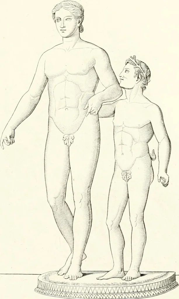 An illustration from Specimens from the Naples Museum : one hundred and sixty-eight plates, engraved on copper by the best Italian artists, illustrating four hundred and sixty-six objects from every branch of art and archaeology, 1889, leaf 206