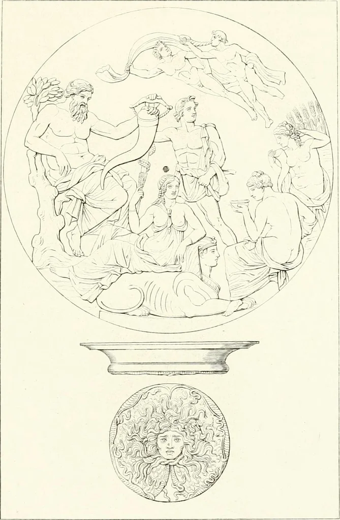 An illustration from Specimens from the Naples Museum : one hundred and sixty-eight plates, engraved on copper by the best Italian artists, illustrating four hundred and sixty-six objects from every branch of art and archaeology, 1889, leaf 252