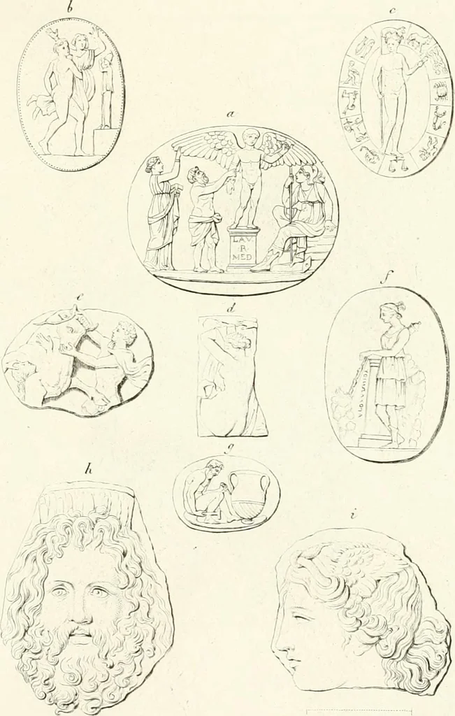An illustration from Specimens from the Naples Museum : one hundred and sixty-eight plates, engraved on copper by the best Italian artists, illustrating four hundred and sixty-six objects from every branch of art and archaeology, 1889, leaf 254