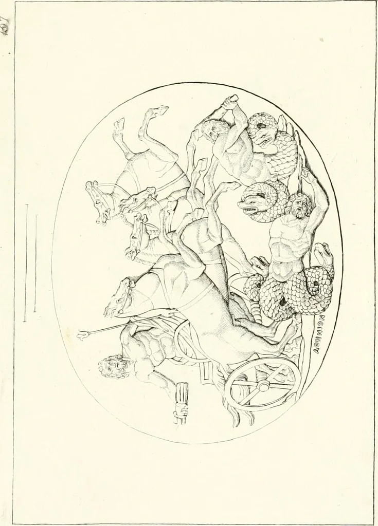 An illustration from Specimens from the Naples Museum : one hundred and sixty-eight plates, engraved on copper by the best Italian artists, illustrating four hundred and sixty-six objects from every branch of art and archaeology, 1889, leaf 256