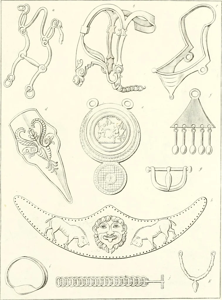 An illustration from Specimens from the Naples Museum : one hundred and sixty-eight plates, engraved on copper by the best Italian artists, illustrating four hundred and sixty-six objects from every branch of art and archaeology, 1889, leaf 294
