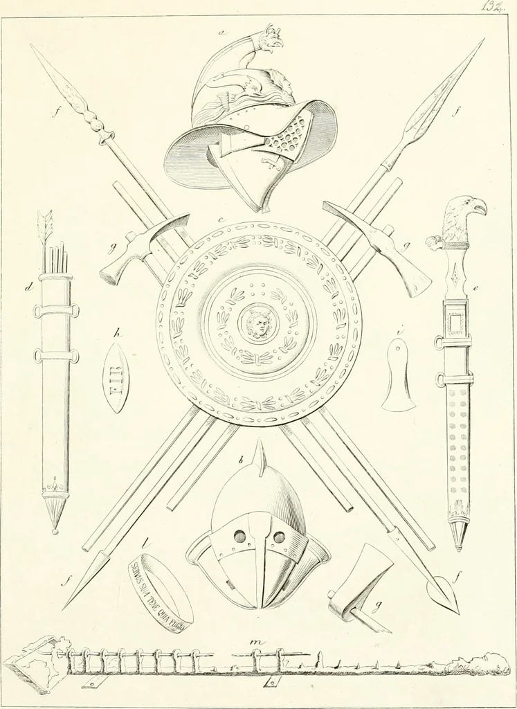 An illustration from Specimens from the Naples Museum : one hundred and sixty-eight plates, engraved on copper by the best Italian artists, illustrating four hundred and sixty-six objects from every branch of art and archaeology, 1889, leaf 310