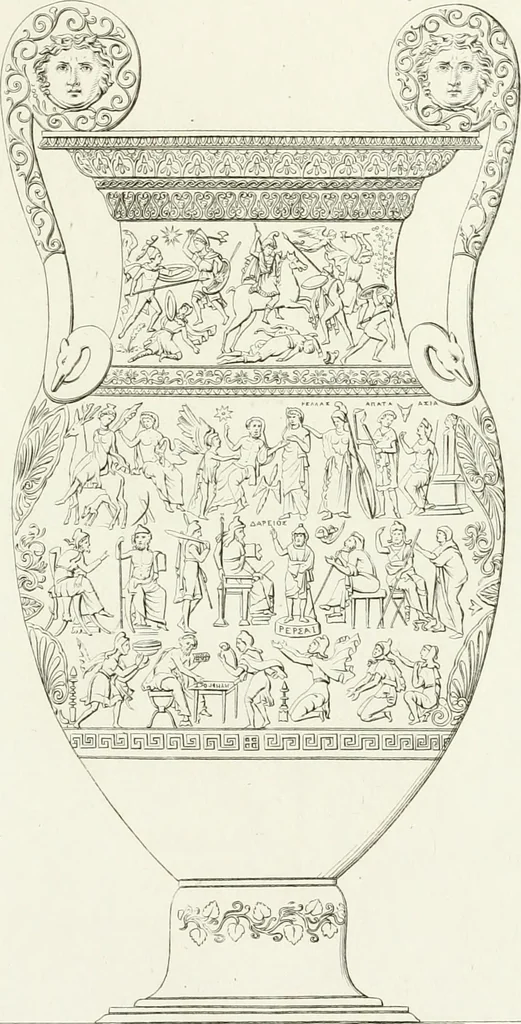 An illustration from Specimens from the Naples Museum : one hundred and sixty-eight plates, engraved on copper by the best Italian artists, illustrating four hundred and sixty-six objects from every branch of art and archaeology, 1889, leaf 338