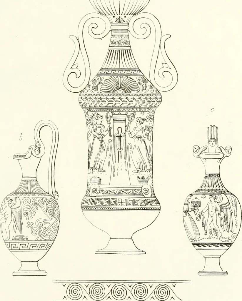 An illustration from Specimens from the Naples Museum : one hundred and sixty-eight plates, engraved on copper by the best Italian artists, illustrating four hundred and sixty-six objects from every branch of art and archaeology, 1889, leaf 344