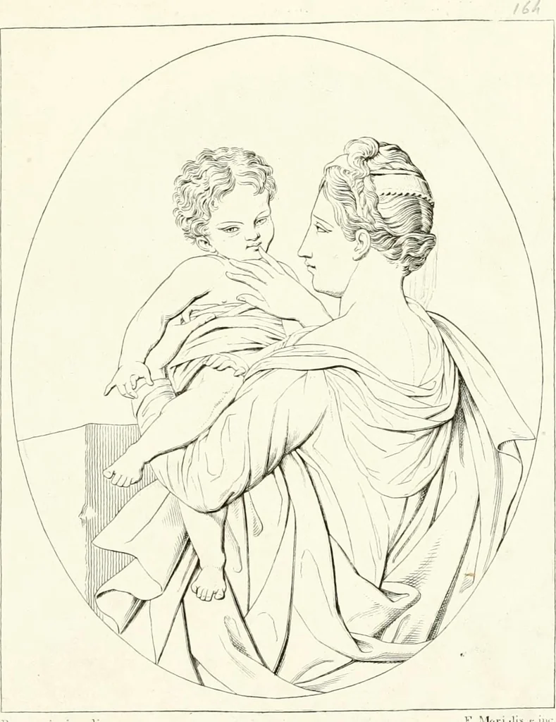 An illustration from Specimens from the Naples Museum : one hundred and sixty-eight plates, engraved on copper by the best Italian artists, illustrating four hundred and sixty-six objects from every branch of art and archaeology, 1889, leaf 370