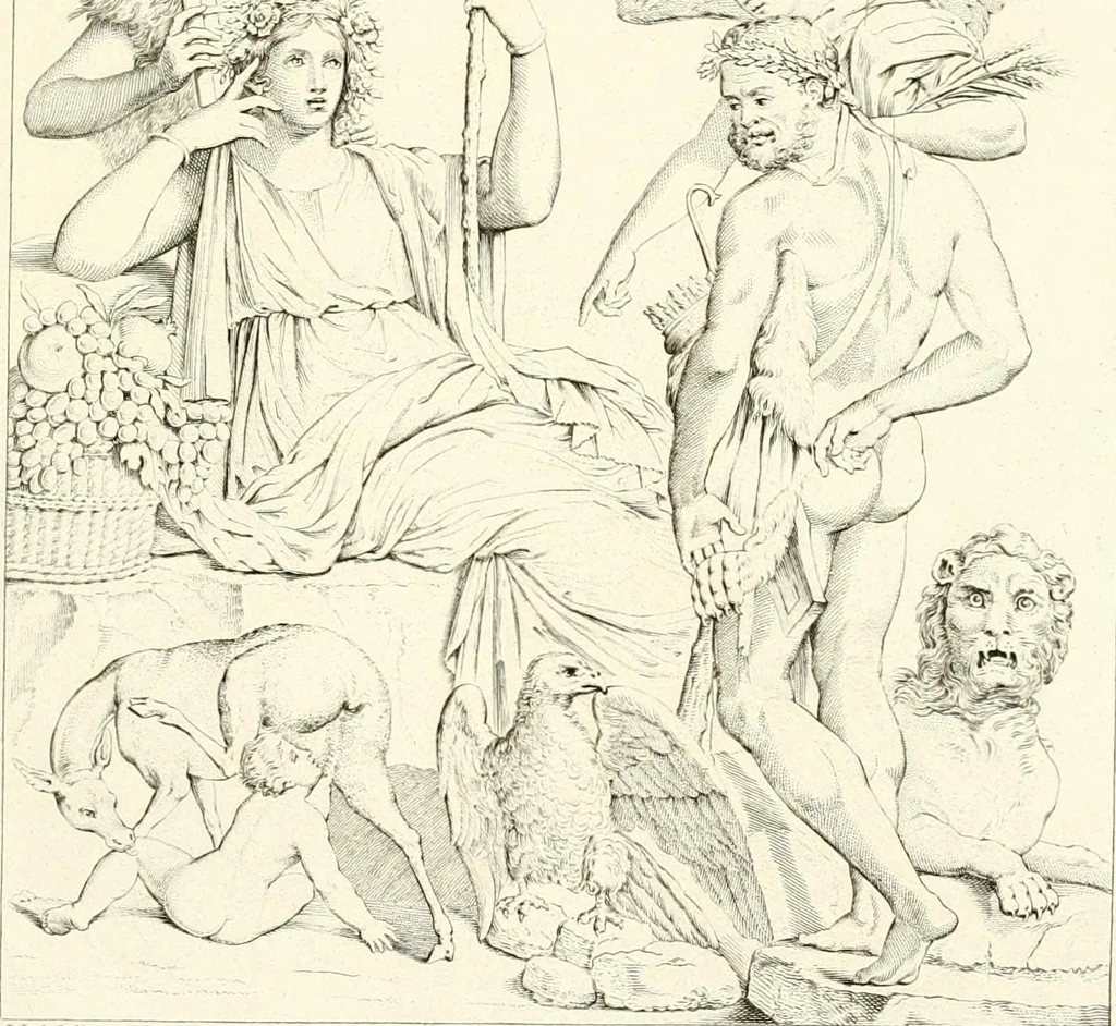 An illustration from Specimens from the Naples Museum : one hundred and sixty-eight plates, engraved on copper by the best Italian artists, illustrating four hundred and sixty-six objects from every branch of art and archaeology, 1889, leaf 46