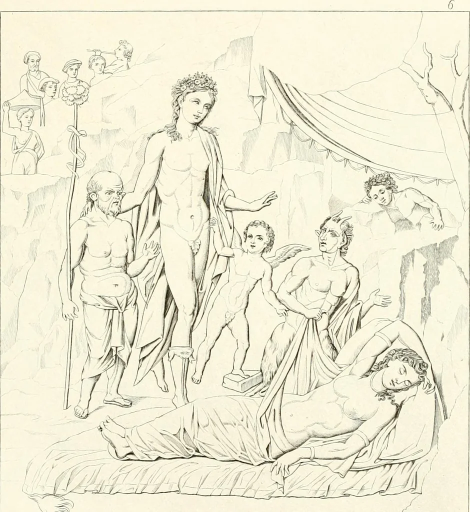 An illustration from Specimens from the Naples Museum : one hundred and sixty-eight plates, engraved on copper by the best Italian artists, illustrating four hundred and sixty-six objects from every branch of art and archaeology, 1889, leaf 54