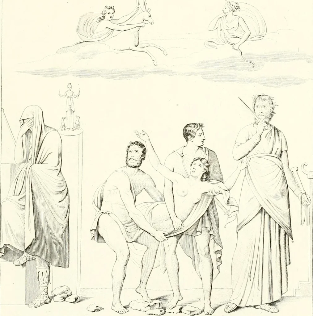 An illustration from Specimens from the Naples Museum : one hundred and sixty-eight plates, engraved on copper by the best Italian artists, illustrating four hundred and sixty-six objects from every branch of art and archaeology, 1889, leaf 58