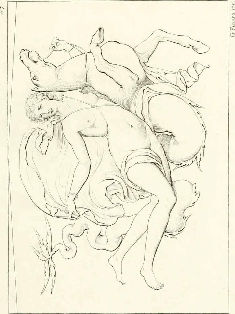 An illustration from Specimens from the Naples Museum : one hundred and sixty-eight plates, engraved on copper by the best Italian artists, illustrating four hundred and sixty-six objects from every branch of art and archaeology, 1889, leaf 96