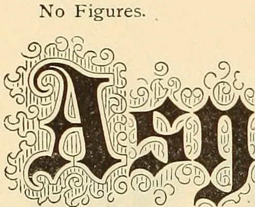 An illustration from [Specimens in the printing office of Francis Hart & Co., New York], 1877, leaf 61