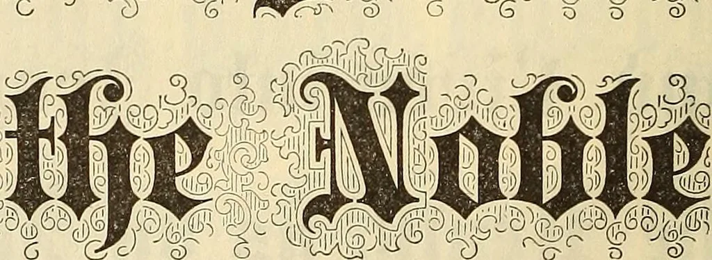 An illustration from [Specimens in the printing office of Francis Hart & Co., New York], 1877, leaf 61