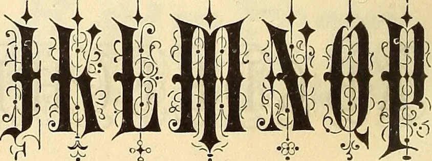 An illustration from [Specimens in the printing office of Francis Hart & Co., New York], 1877, leaf 69