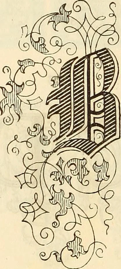 An illustration from [Specimens in the printing office of Francis Hart & Co., New York], 1877, leaf 79