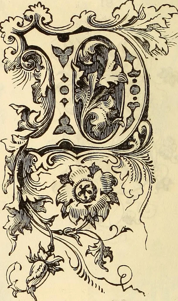 An illustration from [Specimens in the printing office of Francis Hart & Co., New York], 1877, leaf 81